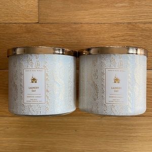 Bath & Body Works Laundry Day Candles (2)